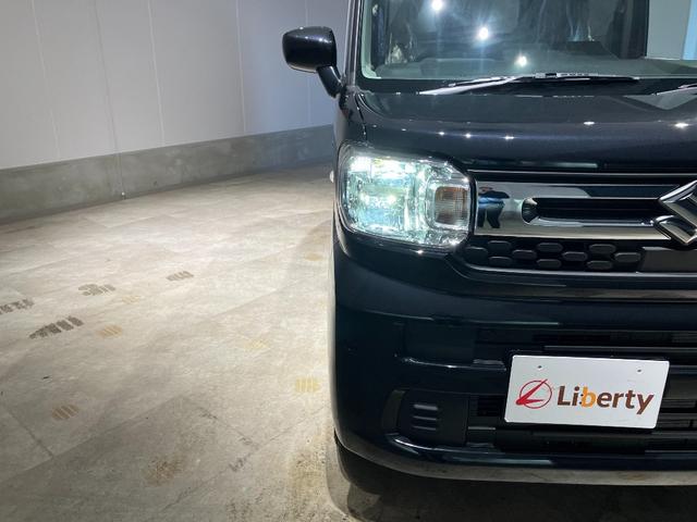 スペーシア ハイブリッドG 両側スライドドア クリアランスソナー レーンアシスト 衝突被害軽減システム オートライト LEDヘッドランプ スマートキー アイドリングストップ 電動格納ミラー ベンチシート CVT 盗難防止システム(12枚目)