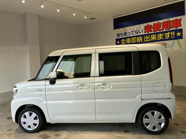 スペーシア ハイブリッドG 両側スライドドア クリアランスソナー 衝突被害軽減システム オートライト LEDヘッドランプ スマートキー アイドリングストップ 電動格納ミラー ベンチシート CVT 盗難防止システム ABS ESC(10枚目)