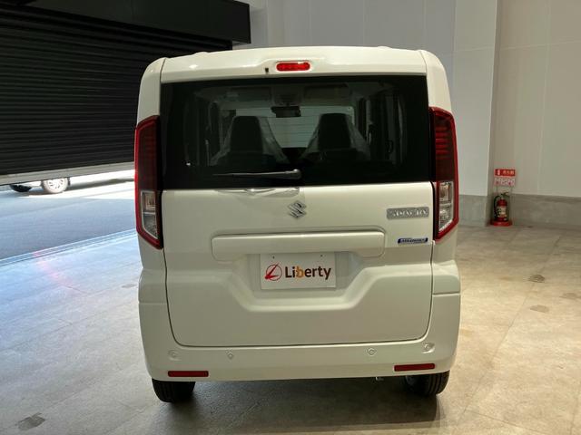 スペーシア ハイブリッドG 両側スライドドア クリアランスソナー 衝突被害軽減システム オートライト LEDヘッドランプ スマートキー アイドリングストップ 電動格納ミラー ベンチシート CVT 盗難防止システム ABS ESC(12枚目)