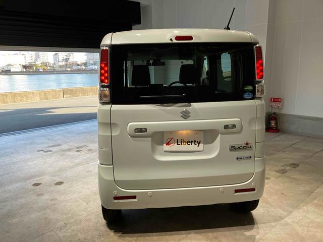 スペーシア ハイブリッドX ETC 両側電動スライドドア クリアランスソナー レーンアシスト 衝突被害軽減システム オートライト スマートキー アイドリングストップ 電動格納ミラー シートヒーター(21枚目)