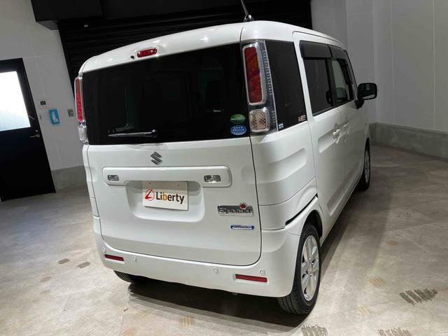 スペーシア ハイブリッドX ETC 両側電動スライドドア クリアランスソナー レーンアシスト 衝突被害軽減システム オートライト スマートキー アイドリングストップ 電動格納ミラー シートヒーター(22枚目)