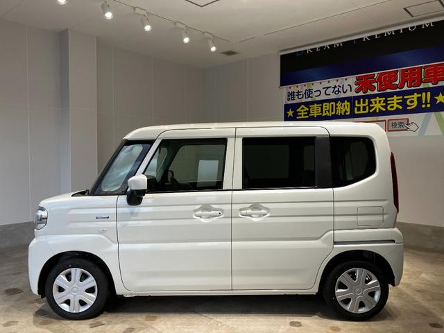 スペーシア ハイブリッドG 届出済未使用車 両側スライドドア クリアランスソナー 衝突被害軽減システム オートライト LEDヘッドランプ スマートキー アイドリングストップ 電動格納ミラー ベンチシート CVT 盗難防止システム(9枚目)