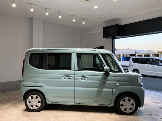 スペーシア ハイブリッドG 届出済未使用車 両側スライドドア クリアランスソナー 衝突被害軽減システム オートライト LEDヘッドランプ スマートキー アイドリングストップ 電動格納ミラー ベンチシート CVT 盗難防止システム(8枚目)