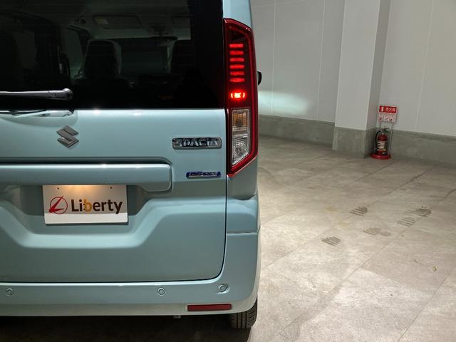スペーシア ハイブリッドG 届出済未使用車 両側スライドドア クリアランスソナー 衝突被害軽減システム オートライト LEDヘッドランプ スマートキー アイドリングストップ 電動格納ミラー ベンチシート CVT 盗難防止システム(18枚目)