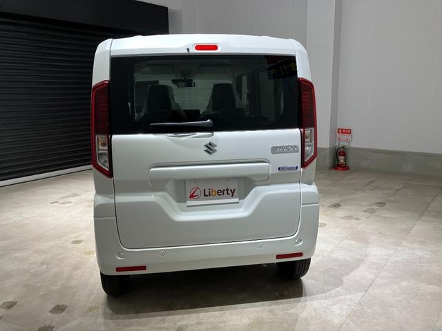 スペーシア ハイブリッドG 届出済未使用車 両側スライドドア クリアランスソナー 衝突被害軽減システム オートライト LEDヘッドランプ スマートキー アイドリングストップ 電動格納ミラー ベンチシート CVT 盗難防止システム(11枚目)