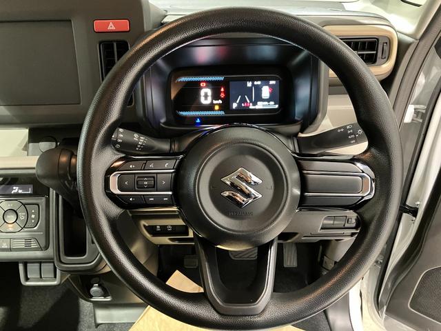 スペーシア ハイブリッドG 届出済未使用車 両側スライドドア クリアランスソナー 衝突被害軽減システム オートライト LEDヘッドランプ スマートキー アイドリングストップ 電動格納ミラー ベンチシート CVT 盗難防止システム(34枚目)