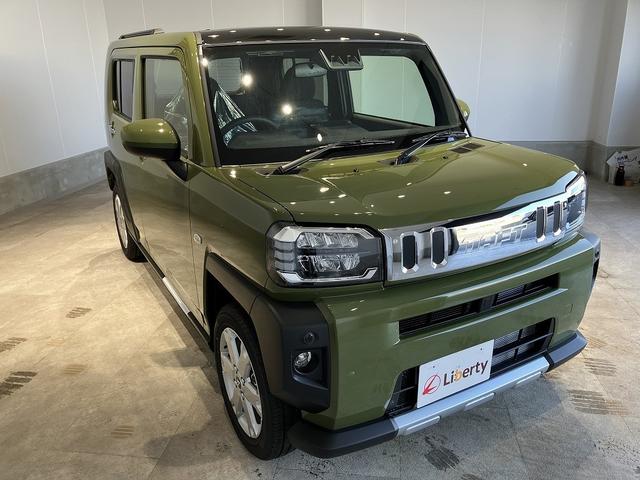 タフト G クロムベンチャー 届出済未使用車 ガラスルーフ クリアランスソナー オートクルーズコントロール 衝突被害軽減システム オートライト LEDヘッドランプ スマートキー アイドリングストップ 電動格納ミラー シートヒーター(7枚目)