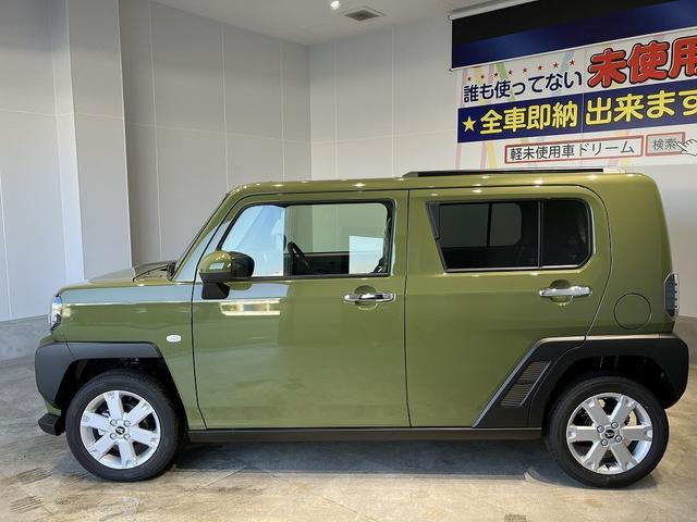 タフト G クロムベンチャー 届出済未使用車 ガラスルーフ クリアランスソナー オートクルーズコントロール 衝突被害軽減システム オートライト LEDヘッドランプ スマートキー アイドリングストップ 電動格納ミラー シートヒーター(9枚目)