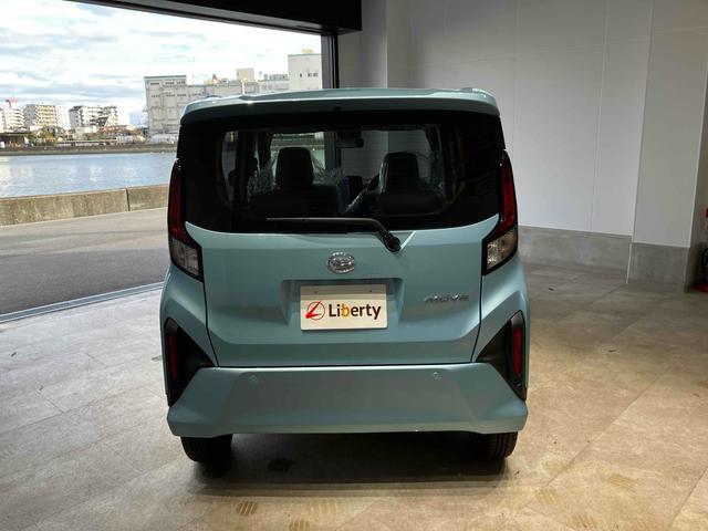 ムーヴ Ｘ　届出済未使用車　両側スライド・片側電動　クリアランスソナー　衝突被害軽減システム　オートライト　スマートキー　アイドリングストップ　電動格納ミラー　ベンチシート　ＣＶＴ　盗難防止システム　ＥＳＣ（20枚目）