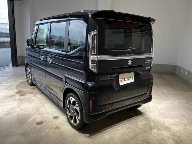 スペーシアカスタム ハイブリッドＸＳ　両側電動スライドドア　クルーズコントロール　純正アルミホイール　後席オットマン　ＬＥＤヘッドライト　レーンアシスト　オートライト　スマートキー　アイドリングストップ　シートヒーター　電子パーキング（13枚目）