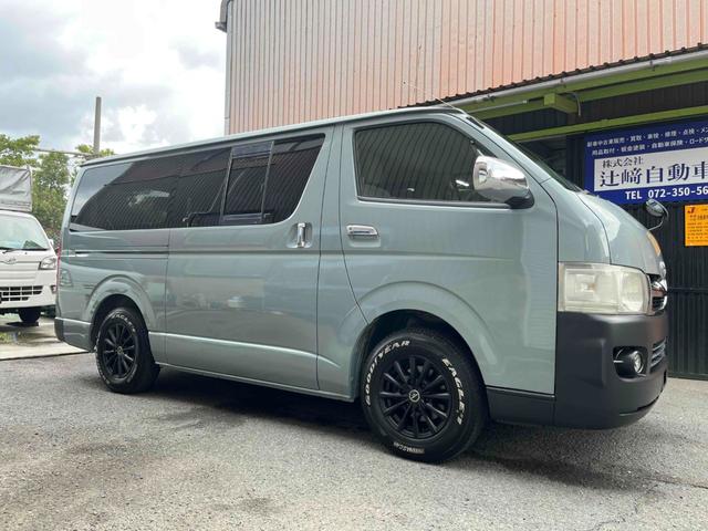 ハイエースバン ロングスーパーＧＬ　オリジナルカラー／ホワイトレタータイヤ／ディーゼル／ＥＴＣ車載器／キーレス／両側スライドドア（8枚目）