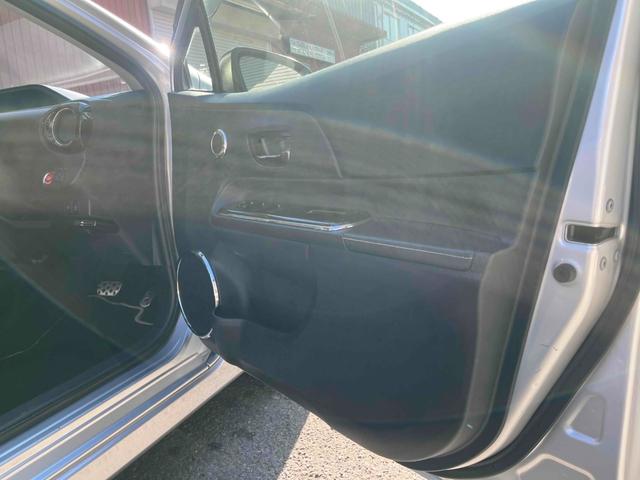 アクア Ｇ　Ｇ’ｓ　スマートキー／ＥＴＣ車載器／Ｂｌｕｅｔｏｏｔｈオーディオ／ステリングスイッチ／バックカメラ／１７インチアルミホイール／ハーフレザーシート／フロマットＧＳ’（28枚目）