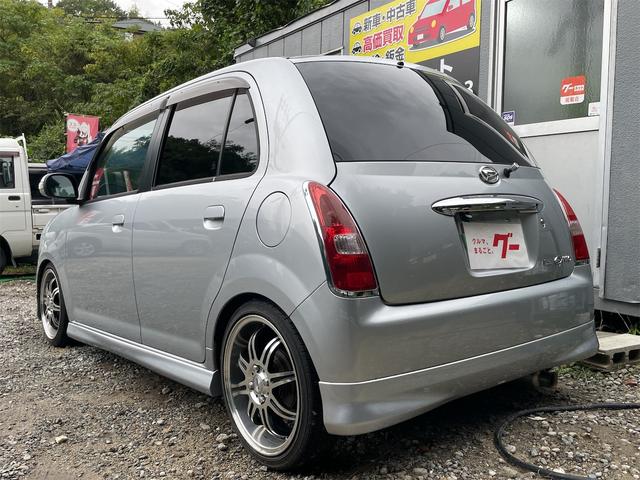 ミラジーノ ミニライト　フルエアロ　ローダウン　１６インチＡＷ　外品マフラー　ＨＩＤ　電格ミラー　バックカメラ　ルーフ色落ち無（5枚目）