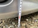 フロントバンパー部分の車高です