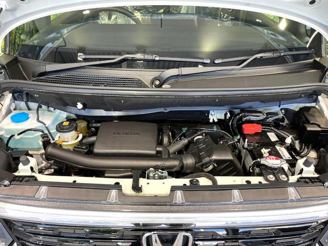 Ｎ－ＢＯＸカスタム ベースグレード　届出済未使用車　両側電動スライドドア　ホンダセンシング　アダプティブクルーズ　前席シートヒーター　コーナーセンサー　オートブレーキホールド　ＬＥＤヘッド　オートハイビーム　純正１４アルミ（18枚目）
