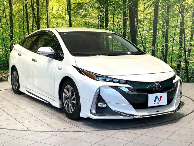 プリウスＰＨＶ Ａプレミアム　モデリスタエアロ　純正１１．６型ナビ　バックカメラ　前席シートヒーター　駐車支援システム　合皮シート　革巻ステアリング　ＬＥＤヘッドライト　モデリスタ１５インチＡＷ　デジタルインナーミラー（16枚目）