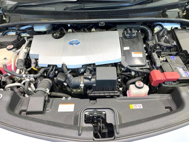 プリウスＰＨＶ Ａプレミアム　モデリスタエアロ　純正１１．６型ナビ　バックカメラ　前席シートヒーター　駐車支援システム　合皮シート　革巻ステアリング　ＬＥＤヘッドライト　モデリスタ１５インチＡＷ　デジタルインナーミラー（18枚目）