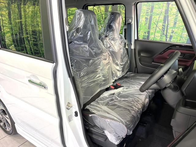 スペーシアカスタム ハイブリッドＸＳ　届出済未使用車　両側電動スライドドア　前席シートヒーター　ステアリングヒーター　ヘッドアップディスプレイ　革巻ステアリング　禁煙　ＬＥＤヘッドライト　１５インチＡＷ　オートブレーキホールド　ＵＳＢ（8枚目）