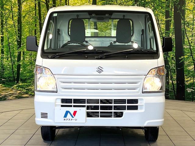 キャリイトラック KCエアコン・パワステ農繁仕様 4WD セーフティサポート エアコン パワステ デフロック プロテクター付3方開荷台 リアゲートチェーン バックブザー スピーカー一体型AM/FMラジオ 手動ウインドウ(14枚目)