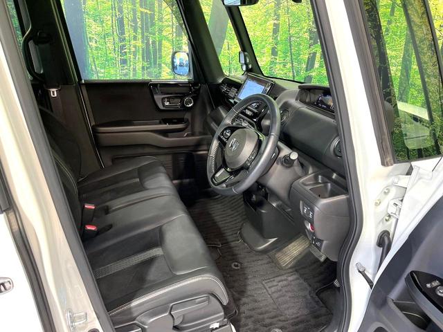 N-BOXカスタム Lターボ 純正8型ナビ バックカメラ 両側電動スライドドア 前席シートヒーター ドラレコ ハーフレザーシート 禁煙 革巻ステアリング クリアランスソナー ロールサンシェード ドラレコ2ch パドルシフト(48枚目)