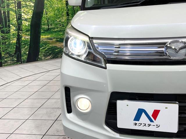 フレアワゴンカスタムスタイル ＸＴ　ターボ　ＳＤナビ　両側電動スライドドア　スマートキー　ドラレコ　ロールサンシェード　禁煙　Ｂｌｕｅｔｏｏｔｈ　アイドリングストップ　ＨＩＤヘッドライト　電動格納ミラー　オートエアコン　ベンチシート（12枚目）