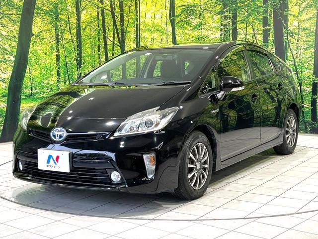 プリウス S 純正ナビ バックカメラ ドラレコ ETC 禁煙車 スマートキー HIDヘッド ETC オートライト オートエアコン ステアリングスイッチ CD DVD再生 フルセグ ドアバイザー(46枚目)