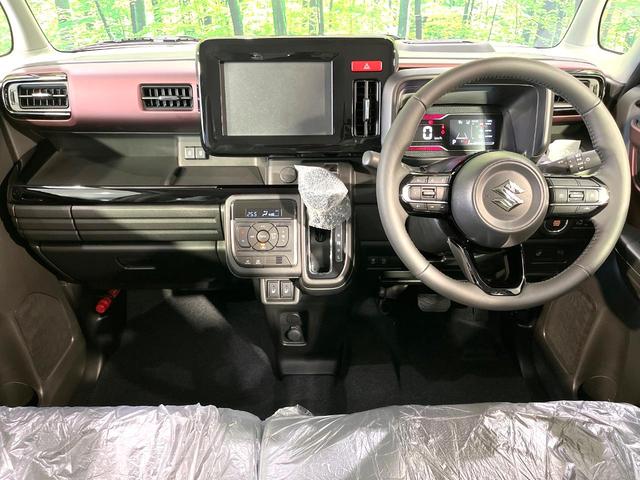 スペーシアカスタム ハイブリッドXS 届出済未使用車 両側電動スライドドア 衝突被害軽減システム レーダークルーズ コーナーセンサー ステアリングヒーター LEDヘッド オートハイビーム オートライト オートエアコン 純正15アルミ(2枚目)