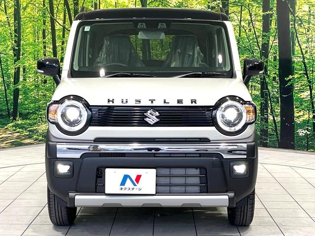 ハスラー タフワイルド　届出済未使用車　衝突被害軽減システム　コーナーセンサー　前席シートヒーター　アダプティブクルーズコントロール　禁煙　ＵＳＢソケット　革巻ステアリング　純正１５インチＡＷ　ＬＥＤヘッド　電動格納ミラー（14枚目）