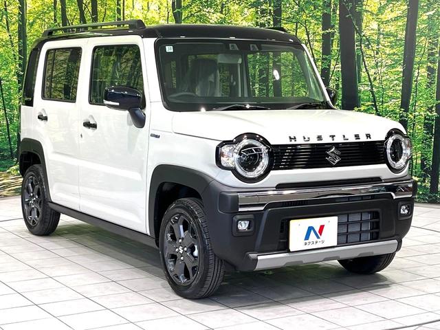 ハスラー タフワイルド　届出済未使用車　衝突被害軽減システム　コーナーセンサー　前席シートヒーター　アダプティブクルーズコントロール　禁煙　ＵＳＢソケット　革巻ステアリング　純正１５インチＡＷ　ＬＥＤヘッド　電動格納ミラー（16枚目）