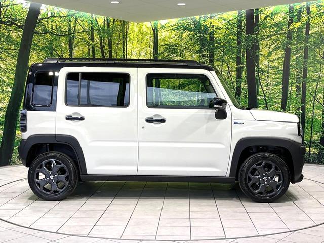 ハスラー タフワイルド　届出済未使用車　衝突被害軽減システム　コーナーセンサー　前席シートヒーター　アダプティブクルーズコントロール　禁煙　ＵＳＢソケット　革巻ステアリング　純正１５インチＡＷ　ＬＥＤヘッド　電動格納ミラー（45枚目）