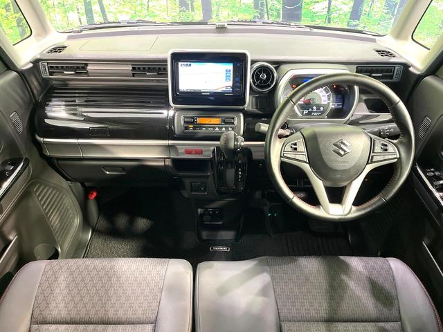 スペーシアカスタム ハイブリッドＸＳ　ＳＤナビ　Ｂｌｕｅｔｏｏｔｈ　セーフティサポート　両側電動スライドドア　アダプティブクルーズ　シートヒーター　ＬＥＤヘッドライト　ＥＴＣ　ドラレコ　コーナーセンサー　ハーフレザー　純正１５インチアルミ（2枚目）