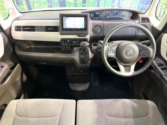 N-BOX L・ターボ 純正ナビ バックカメラ Bluetooth フルセグ ホンダセンシング ターボ アダプティブクルーズコントロール 両側電動スライドドア 前席シートヒーター ETC ドラレコ ロールシェード ワンオーナ(2枚目)