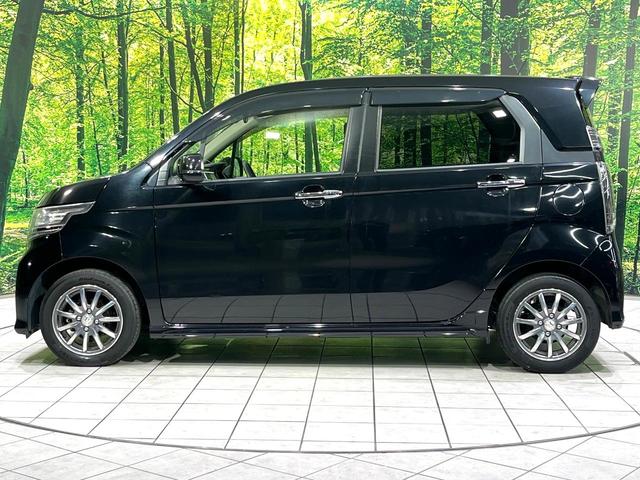 Ｎ－ＷＧＮカスタム Ｇ　メモリーナビ　Ｂｌｕｅｔｏｏｔｈ　フルセグ　ＨＩＤヘッドライト　スマートキー　オートエアコン　オートライト　アイドリングストップ　アームレスト　電動格納ミラー　プライバシーガラス　禁煙車　ドアバイザー（33枚目）