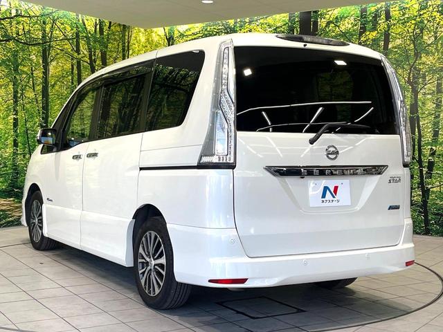 セレナ ハイウェイスター　Ｖセレクション＋セーフティ　ＳＨＶ　純正ナビ　フリップダウンモニター　全周囲カメラ　両側電動スライドドア　エマージェンシーブレーキ　禁煙　クルーズコントロール　ＬＥＤヘッドライト　革巻ステアリング　リアオートエアコン　ロールサンシェード（51枚目）