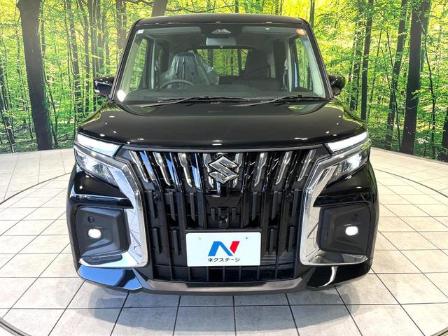 ソリオバンディット ハイブリッドMV 登録済未使用車 純正9型ナビ 全周囲カメラ 両側電動スライドドア レーダークルーズコントロール 前席シートヒーター 禁煙 革巻ステアリング LEDヘッドライト サーキュレーター USBソケット(14枚目)