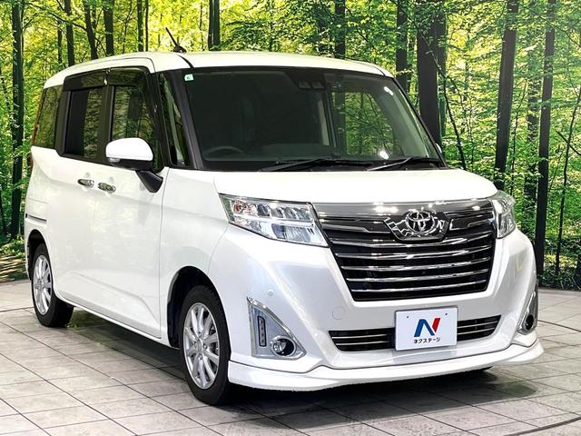 ルーミー カスタムＧ　純正エアロ　両側電動スライドドア　衝突軽減　前席シートヒーター　クルーズコントロール　禁煙　革巻ステアリング　ＬＥＤヘッドライト　コーナーセンサー　ドラレコ　ロールサンシェード　ＥＴＣ　スマートキー（16枚目）