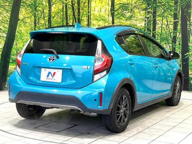 アクア クロスオーバー　純正ナビ　バックカメラ　スマートキー　セーフティセンス　シートヒーター　禁煙　ハーフレザーシート　革巻ステアリング　ドラレコ　ＥＴＣ　Ｂｌｕｅｔｏｏｔｈ　オートライト　ナノイー　電動格納ミラー（17枚目）