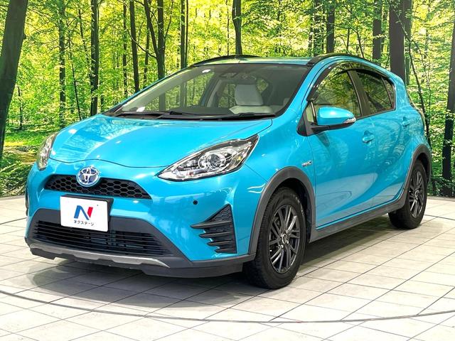 アクア クロスオーバー　純正ナビ　バックカメラ　スマートキー　セーフティセンス　シートヒーター　禁煙　ハーフレザーシート　革巻ステアリング　ドラレコ　ＥＴＣ　Ｂｌｕｅｔｏｏｔｈ　オートライト　ナノイー　電動格納ミラー（45枚目）