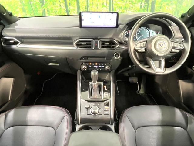 ＣＸ－５ ２５Ｓ　スポーツアピアランス　純正１０．２５型ナビ　全周囲カメラ　レーダークルーズコントロール　メモリー機能付パワーシート　前席シートヒーター　禁煙　黒革シート　革巻ステアリング　ＬＥＤヘッドライト　１９インチ専用ＡＷ（2枚目）