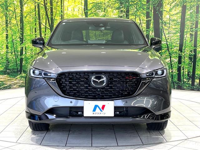 ＣＸ－５ ２５Ｓ　スポーツアピアランス　純正１０．２５型ナビ　全周囲カメラ　レーダークルーズコントロール　メモリー機能付パワーシート　前席シートヒーター　禁煙　黒革シート　革巻ステアリング　ＬＥＤヘッドライト　１９インチ専用ＡＷ（14枚目）