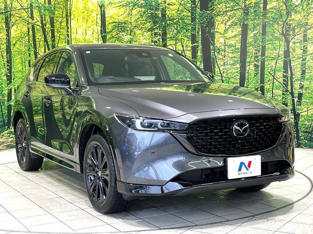 ＣＸ－５ ２５Ｓ　スポーツアピアランス　純正１０．２５型ナビ　全周囲カメラ　レーダークルーズコントロール　メモリー機能付パワーシート　前席シートヒーター　禁煙　黒革シート　革巻ステアリング　ＬＥＤヘッドライト　１９インチ専用ＡＷ（16枚目）