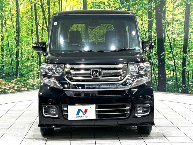 Ｎ－ＢＯＸカスタム Ｇ　ＳＳパッケージ　両側電動ドア　Ｂｌｕｅｔｏｏｔｈ　純正ＳＤナビ　バックカメラ　衝突被害軽減システム　禁煙車　スマートキー　ＨＩＤヘッド　ＥＴＣ　純正１４アルミ　オートライト　オートエアコン　ＣＤ（14枚目）