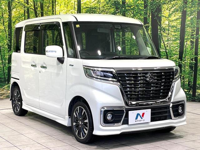 スペーシアカスタム ハイブリッドＸＳ　ＳＤナビ　バックカメラ　両側電動スライドドア　シートヒーター　コーナーセンサー　禁煙　革巻ステアリング　ＬＥＤヘッドライト　ドラレコ　ＥＴＣ　Ｂｌｕｅｔｏｏｔｈ　サーキュレーター　ロールサンシェード（16枚目）