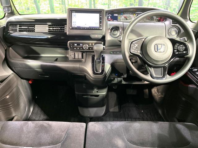 Ｎ－ＢＯＸカスタム Ｌ　純正ナビ　バックカメラ　電動スライドドア　前席シートヒーター　リアコーナーセンサー　禁煙　ＬＥＤヘッドライト　ステアリングスイッチ　Ｂｌｕｅｔｏｏｔｈ　ドラレコ　ＥＴＣ　ＵＳｂソケット　サンシェード（2枚目）