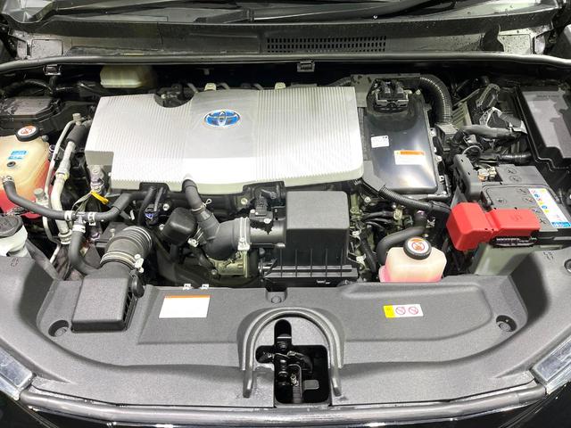 プリウス Ｓセーフティプラス　９型ナビ　バックカメラ　レーダークルーズコントロール　駐車支援システム　ドラレコ　禁煙　革巻ステアリング　ＬＥＤヘッドライト　ステアリングスイッチ　ＥＴＣ　電動格納ミラー　オートエアコン（18枚目）