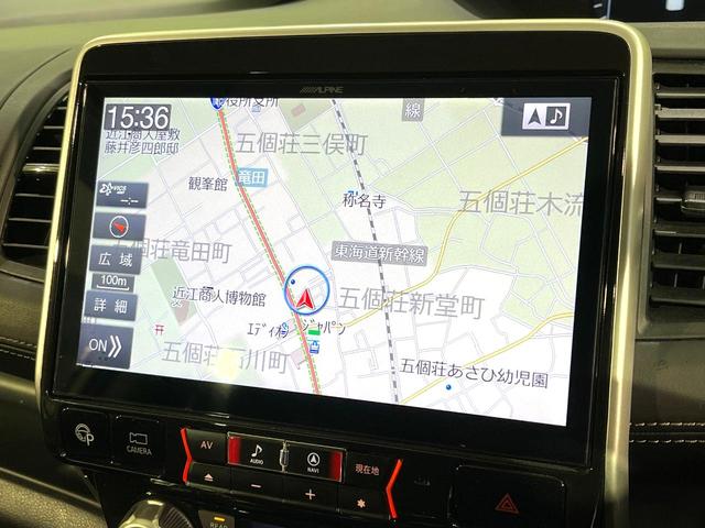 セレナ ハイウェイスター　ＶセレクションＩＩ　アルパイン１１型ナビ　フリップダウンモニター　全周囲カメラ　クルーズコントロール　ハンズフリー機能付両側パワースライド　禁煙　リアオートエアコン　ドラレコ　ロールサンシェード　駐車支援システム（3枚目）