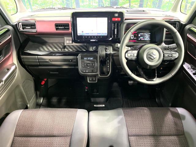 スペーシアカスタム ハイブリッドＸＳターボ　メーカー純正ナビ　全周囲カメラ　両側電動スライド　セーフティーサポート　アダプティブクルーズ　シートヒーター　ＥＴＣ　ドラレコ　サーキュレーター　ブレーキホールド　ＬＥＤヘッドライト　パドルシフト（2枚目）