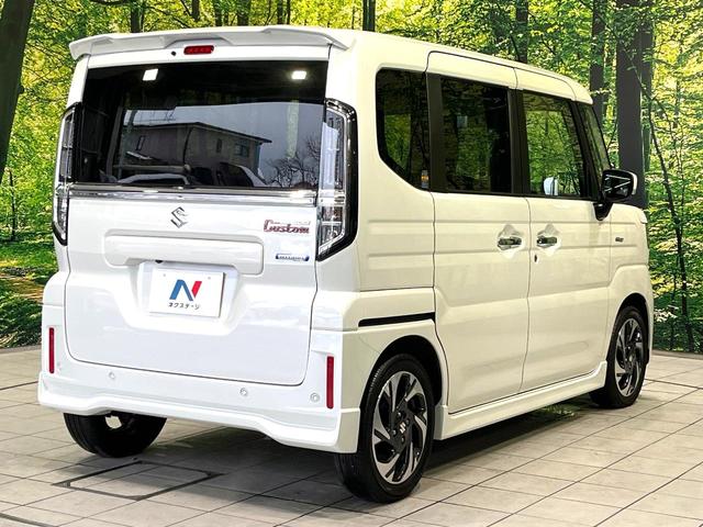スペーシアカスタム ハイブリッドＸＳターボ　メーカー純正ナビ　全周囲カメラ　両側電動スライド　セーフティーサポート　アダプティブクルーズ　シートヒーター　ＥＴＣ　ドラレコ　サーキュレーター　ブレーキホールド　ＬＥＤヘッドライト　パドルシフト（17枚目）