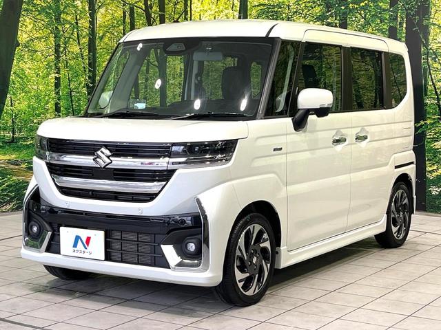 スペーシアカスタム ハイブリッドＸＳターボ　メーカー純正ナビ　全周囲カメラ　両側電動スライド　セーフティーサポート　アダプティブクルーズ　シートヒーター　ＥＴＣ　ドラレコ　サーキュレーター　ブレーキホールド　ＬＥＤヘッドライト　パドルシフト（52枚目）