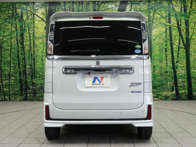 ハイブリッドXS SDナビ 禁煙車 両側電動スライドドア スズキセーフティサポート LEDヘッドライト 純正14AW シートヒーター ハーフレザーシート オートライト オートエアコン ロールサンシェード ETC(58枚目)